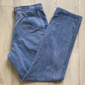 Patagonia faded blue 100% cotton pants